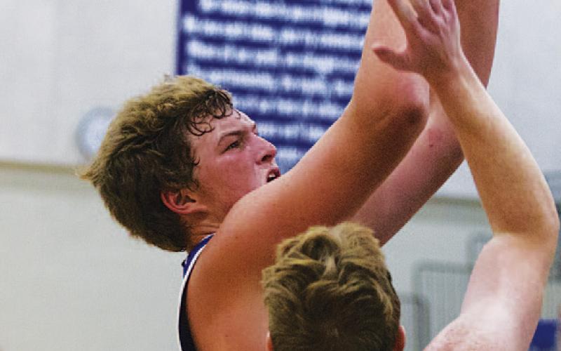 Beau Patterson was a leading scorer for the Badgers. HUNTER KING | DISPATCH RECORD