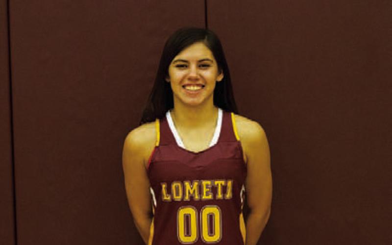 Name: Makynzie Andrade Class: Senior Sport: Basketball, Track, Cheer, Tennis and Volleyball Favorite Teacher or Coach: Mrs. Resa Favorite Place in Town: Walmart One Person You Look up To: Coach Reyes Main Goal This Season: Make the playoffs