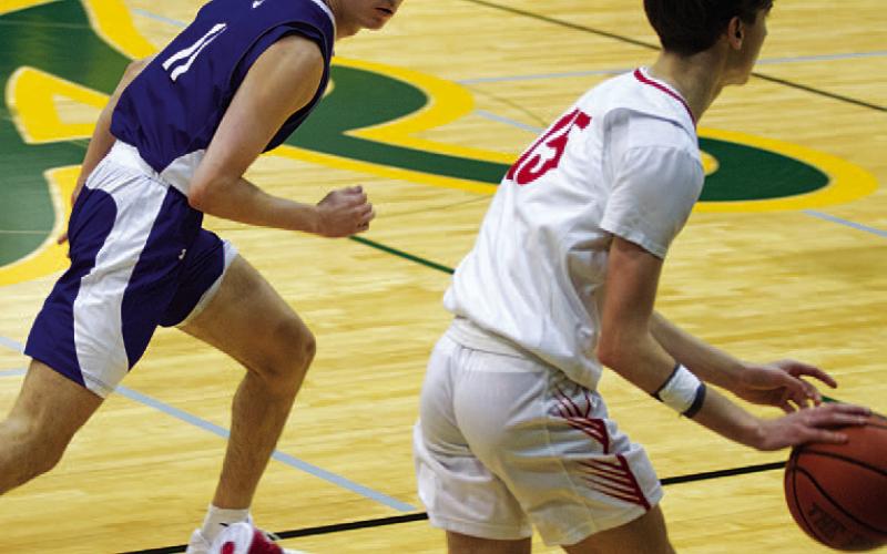 HUNTER KING | DISPATCH RECORD Jax Pratus has been scoring and defending at a high level so far this season.