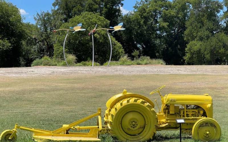 Sculpture piece dons a new look