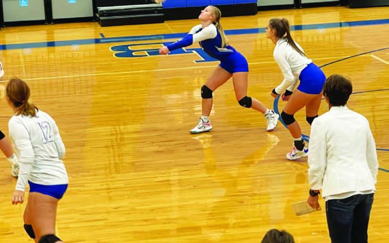 Lady Badgers lose four-set match against  Academy; hit the road this week