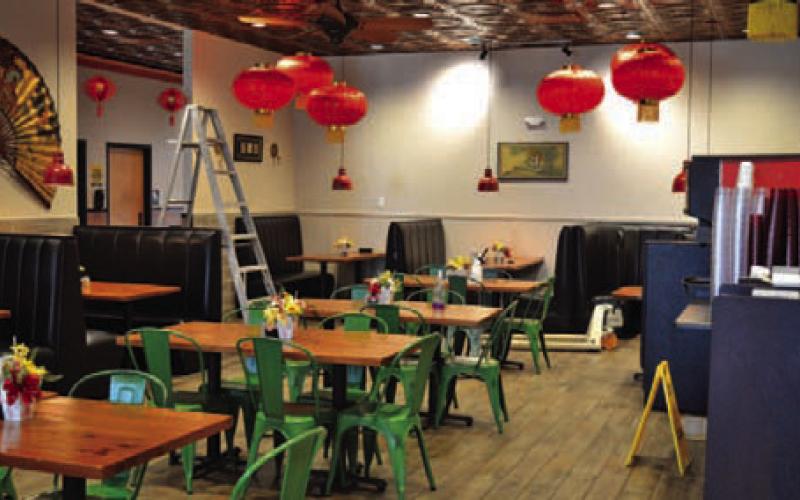 ERICK MITCHELL | DISPATCH RECORD Quan Wong’s Lampasas location is decorated and nearly ready for customers.