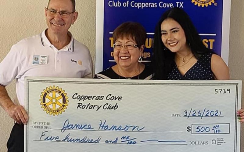 Lampasas student earns Rotary stipend