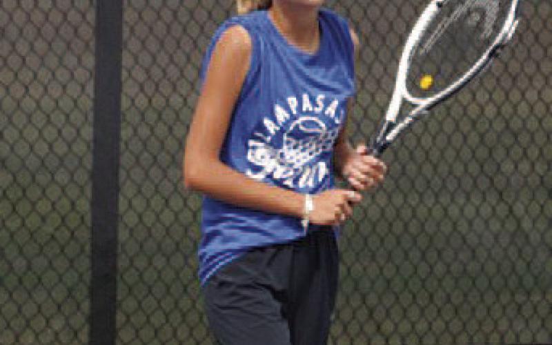 Charlotte Carmack was the final girl on the court on Tuesday. COURTESY PHOTO | KENNETH PEISER
