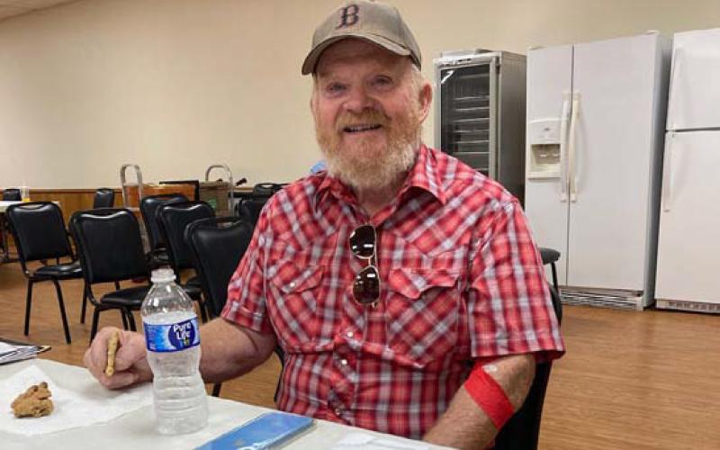 William “Rusty” Stephen has donated a total of five gallons. courtesy photo