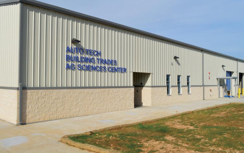 A new CTE building has been completed at Lampasas High School, providing students more space to learn various vocational skills. erick mitchell | dispatch record