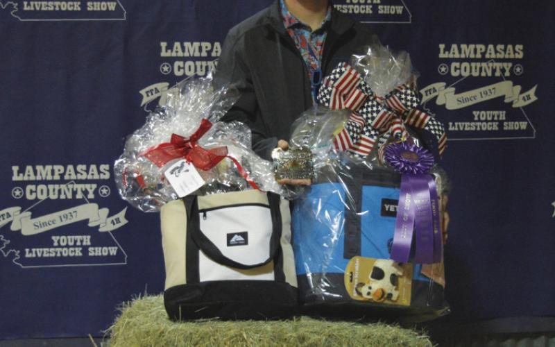 Jonathan Harris earned grand champion honors in the senior Food Fair division. ERICK MITCHELL | DISPATCH RECORD