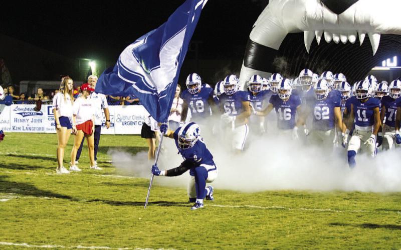 HUNTER KING | DISPATCH RECORD Brady Renfrew will once again lead the Badgers onto the field to take on the Marble Falls Mustangs tonight.