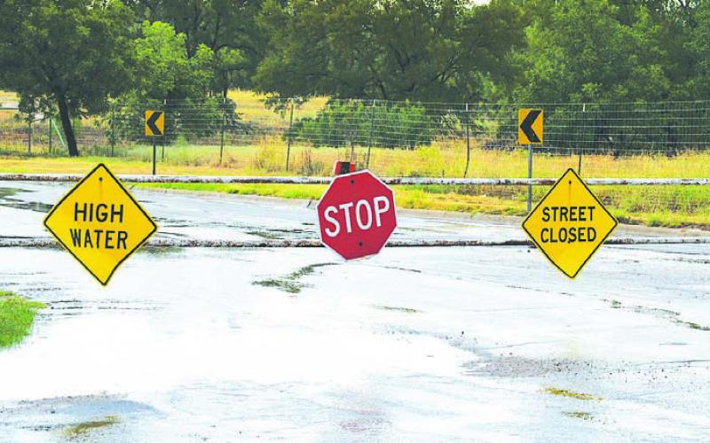 Low-water crossing closed