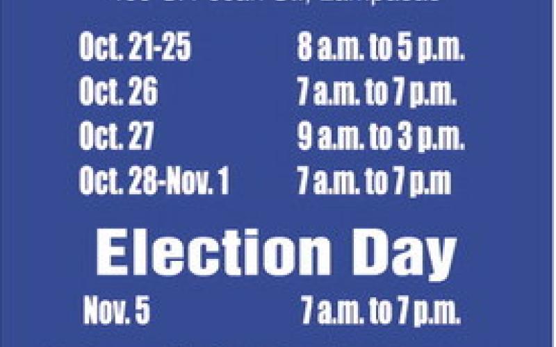 Early voting brings large turnout