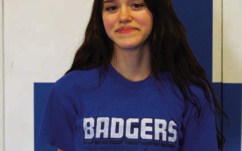 Name: Katie Anthony Class: Sophomore Sport: Wrestling Favorite Teacher or Coach: Mrs. Ahlhorn Favorite Place in Lampasas: Taco Bell One Person You Look Up To: Joey Roberts Main Goal This Season: Improve conditioning