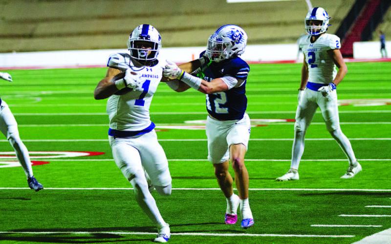 HUNTER KING | DISPATCH RECORD Ty Johnson was the Badgers’ most explosive skill player against Canyon West Plains.