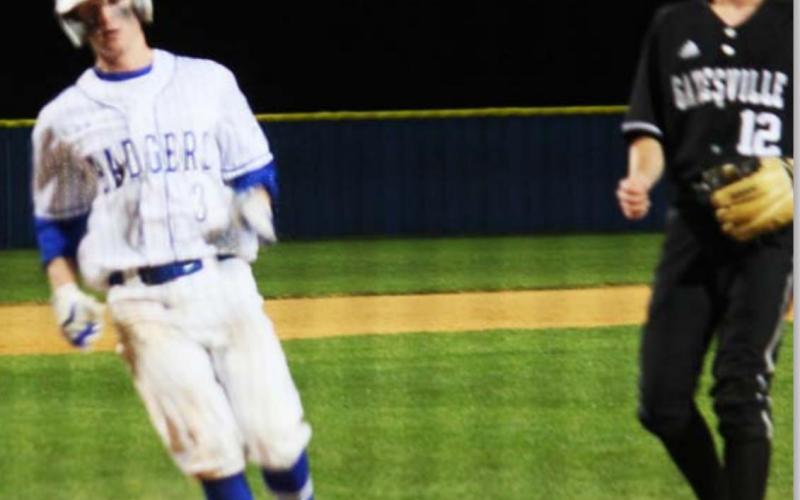 Carson Bekker scores in the sixth inning, the only run of the night. CHRIS YBARRA | DISPATCH RECORD