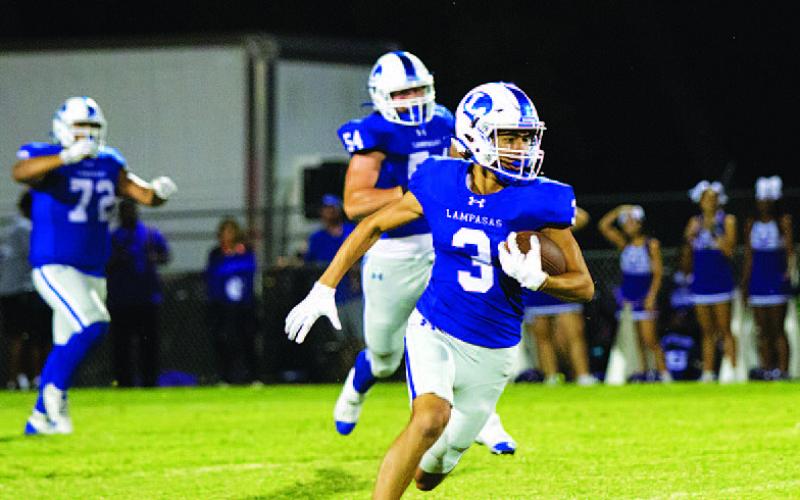 Tripp Stinnett made multiple big plays for the Badgers last Friday night. HUNTER KING | DISPATCH RECORD