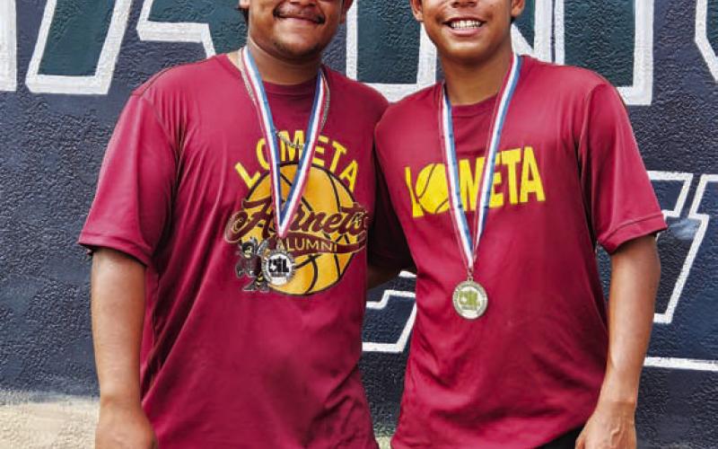 Emmanuel Prado (left) and Jeremiah Torres finished second at regionals. COURTESY PHOTO | FRANK REYES III