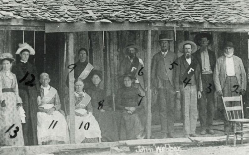 Lampasas is considered the birthplace of the Farmers’ Alliance advocacy group, which at one time boasted a membership of 3 million. This photo, which appears in “Lampasas County, Texas: Its History and Its People Volume I,” shows the meeting place of the Pleasant Valley Farmers Alliance, believed to be the former Donelson Creek School. courtesy photo