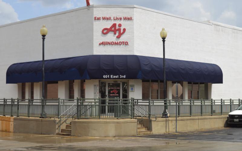 A front view of the Ajinomoto Foods plant in downtown Lampasas along East Third Street. ERICK MITCHELL | DISPATCH RECORD
