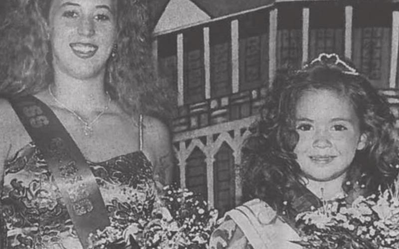 Miss Spring Ho 1991 Delana Keele is shown with Little Miss Dusti Urofsky. The two helped reign over the 20-year celebration of the festival. FILE PHOTO