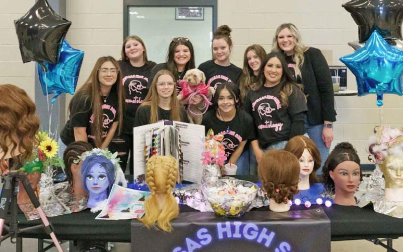 Adam Barrios | dispatch record Cosmetology is one of several career-certification classes offfered at LHS.