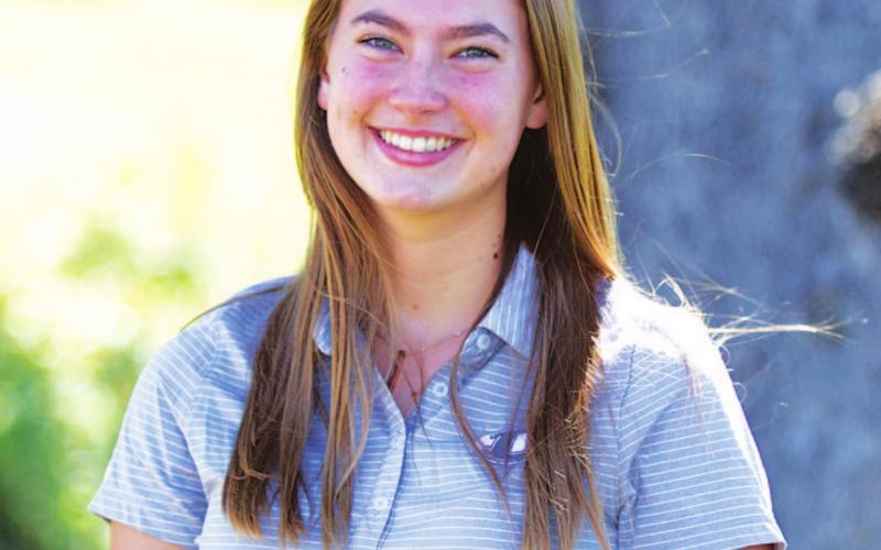 Shaylee Wolfe will be competing at the state golf tournament next week in Kingsland. FILE PHOTO