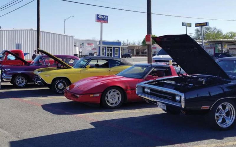 Classic car enthusiasts display their vehicles the first Saturday of each month at the back parking lot of Storm’s Drive-In. Owners enjoy the time to socialize and show off their cars. courtesy photo