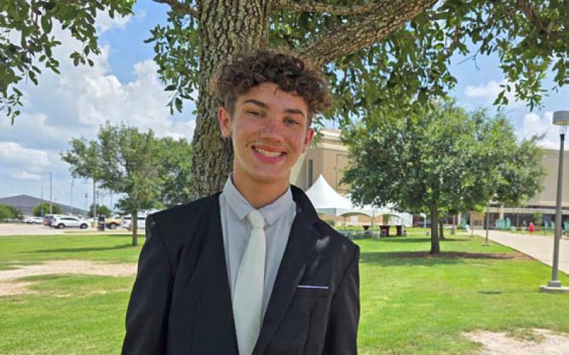 Jasen Sharp was at the Texas A&amp;amp;M campus earlier this month to participate in the Texas 4-H Roundup events. Jeffrey Sharp | courtesy photo