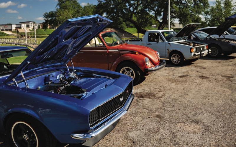 All kinds of vintage, classic cars were on display for motor vehicle enthusiasts at the Sulphur Creek Car Cruise. ADAM BARRIOS | DISPATCH RECORD