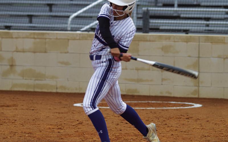 HUNTER KING | DISPATCH RECORD Bre Quarles had two hits and drove in two runs in last Thursday’s game.