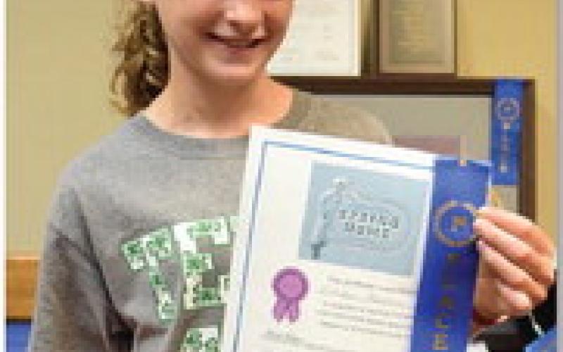 Vivien Martin won intermediate champion of baked goods with ”mint fantasy fudge.” ALEXANDRIA RANDOLPH | DISPATCH RECORD