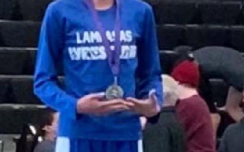 Ashtyn Friedlander won her bracket and will join her teammates at regionals in Anna. LAURA MARTELL | COURTESY PHOTO