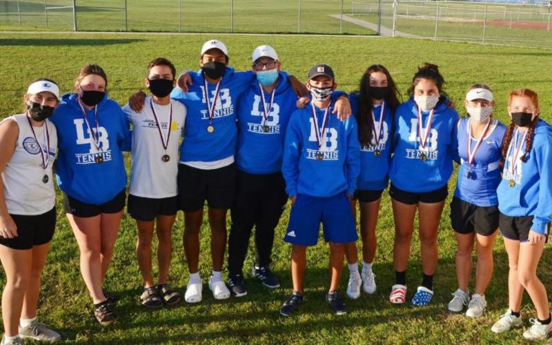 Kailr Clements, Alyssa Sharkey, Sam Zmolik, Mario Aguirre, Rory Magill, Clayton Shaw, Isabel Pronovost, Abriana Flores, Abby Valdez and Allison Valdez all medaled in Killeen on Thursday. KENNETH PEISER | COURTESY PHOTO