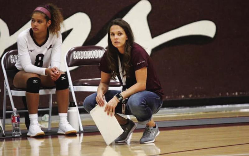 Tippie coached volleyball at Brownwood in a previous job. COURTESY PHOTO