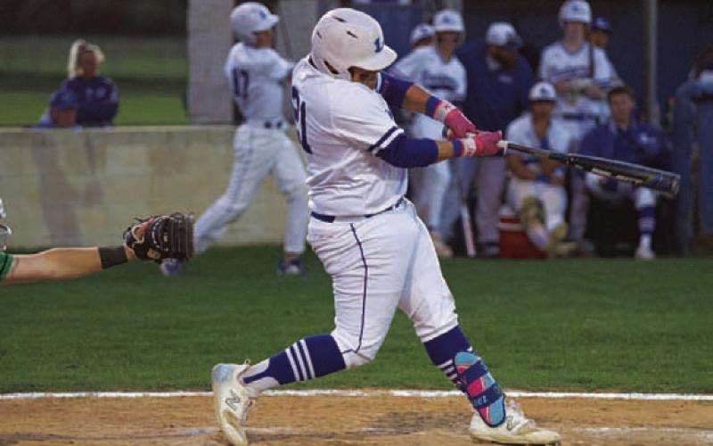Benny Rodriguez drove in the lone run for the Badgers Tuesday. HUNTER KING | DISPATCH RECORD