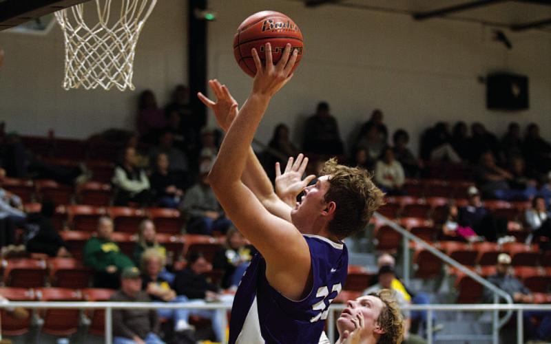 HUNTER KING | DISPATCH RECORD Beau Patterson continued to lead the way in scoring for the Badgers during the tournament last weekend.