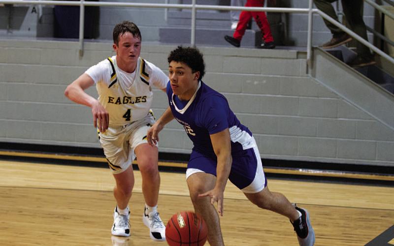HUNTER KING | DISPATCH RECORD KJ Reed has returned to basketball after not playing the past couple seasons.