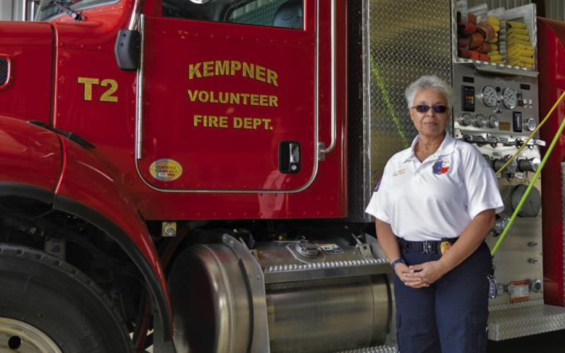 Connie Green is the new fire chief for the Kempner Volunteer Fire Department. ERICK MITCHELL | DISPATCH RECORD