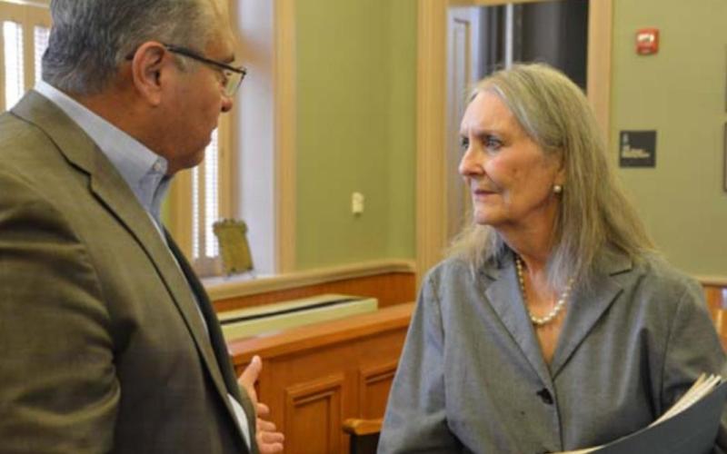Faulkner honored for her service