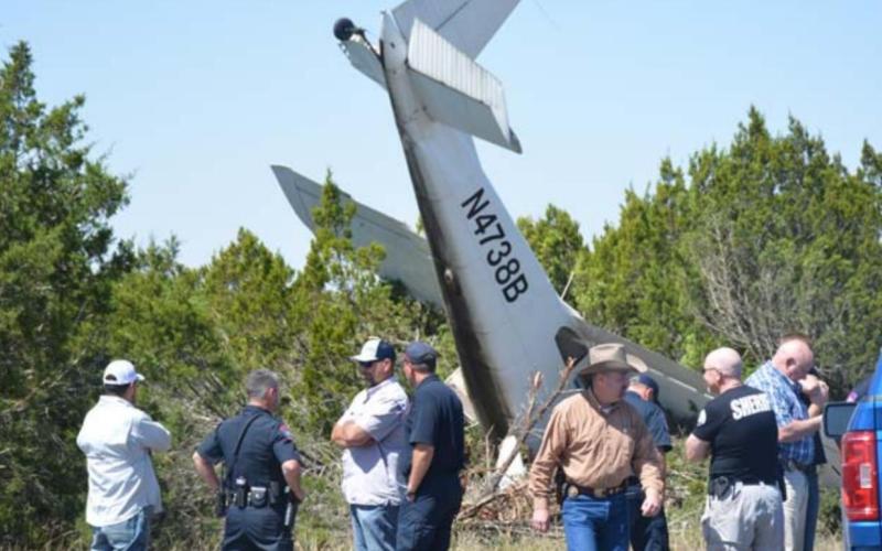 Multiple agencies responded to a plane crash Wednesday. No injuries were reported. MONIQUE BRAND | DISPATCH RECORD