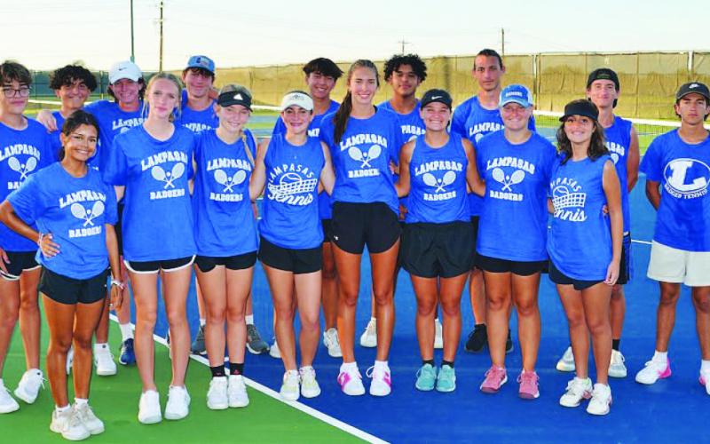 COURTESY PHOTO | KENNETH PEISER The tennis team has had back-to-back dominant wins over the past week.