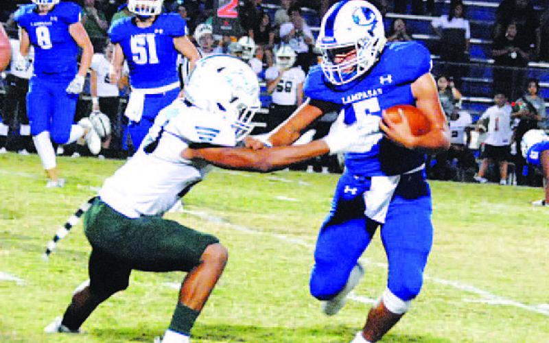 David Flores has shown his ability to run in a few games this season. HUNTER KING | DISPATCH RECORD