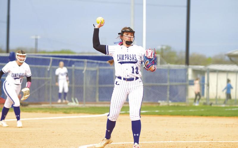 HUNTER KING | DISPATCH RECORD Brooklyn Farmer once again was dominant in the circle for the Lady Badgers.