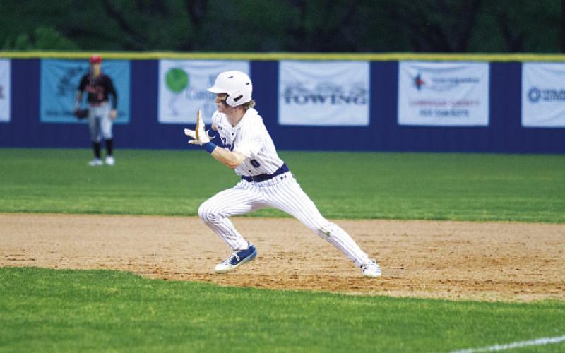 Peyton Sisson and his speed should be a weapon for Lampasas against China Spring next week. HUNTER KING | DISPATCH RECORD