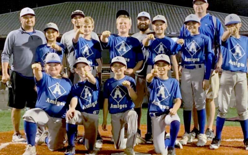 The Amigos 12U baseball team
