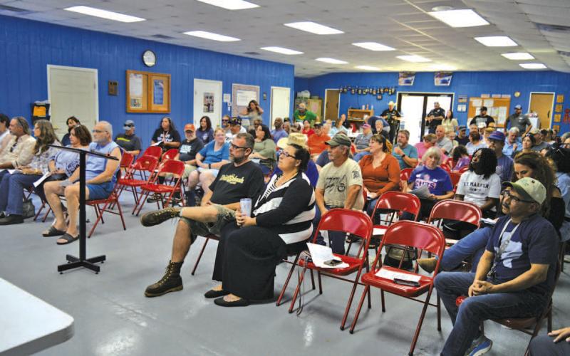 KWSC members showed up in big numbers last Wednesday to make their frustrations known to the water supplier’s board of directors. ERICK MITCHELL | DISPATCH RECOARD