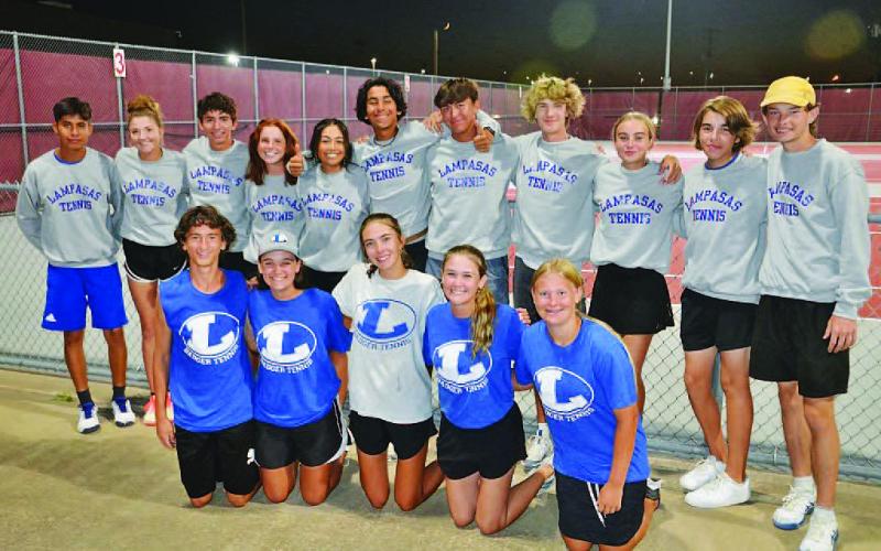 The tennis team had a successful fall season and many of them will be back in action this spring competing in a new district. FILE PHOTO