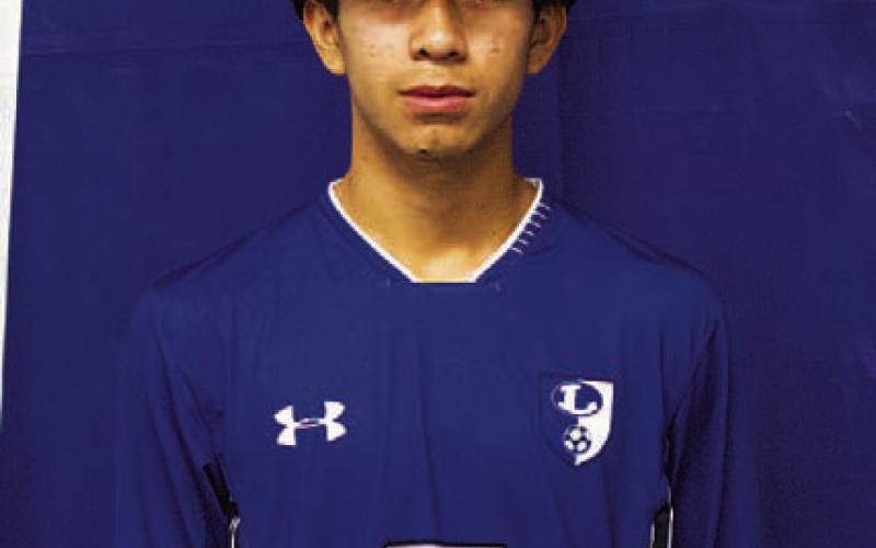 Name: Alan Cejay Class: Sophomore Sport: Soccer and Football Favorite Teacher or Coach: Coach Vanliew Favorite Place in Lampasas: Bush’s Chicken One Person You Look Up To: My dad Main Goal This Season: Score more goals than last season