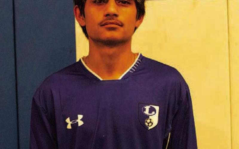 Name: Brian Baum Class: Senior Sport: Soccer Favorite Teacher or Coach: Coach Boykin Favorite Place in Lampasas: Veer Patel’s House One Person You Look Up To: My dad Main Goal This Season: Win district
