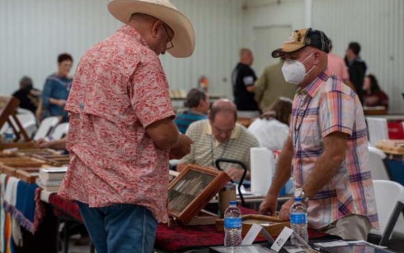 Vendors display their unique items