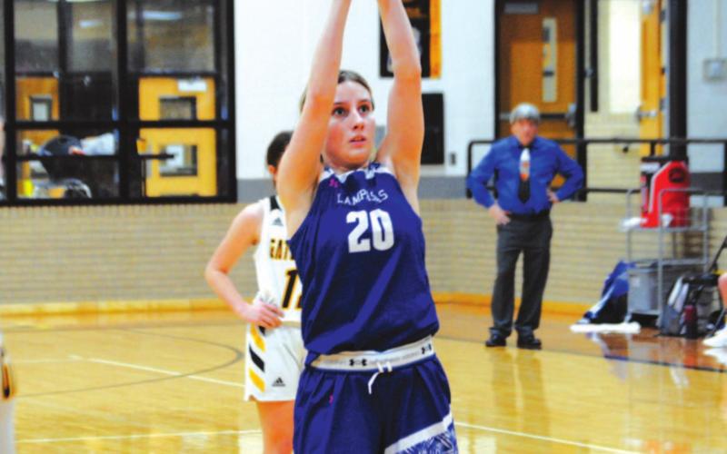 Cobie Chandler follows through on a free-throw attempt. HUNTER KING | DISPATCH RECORD