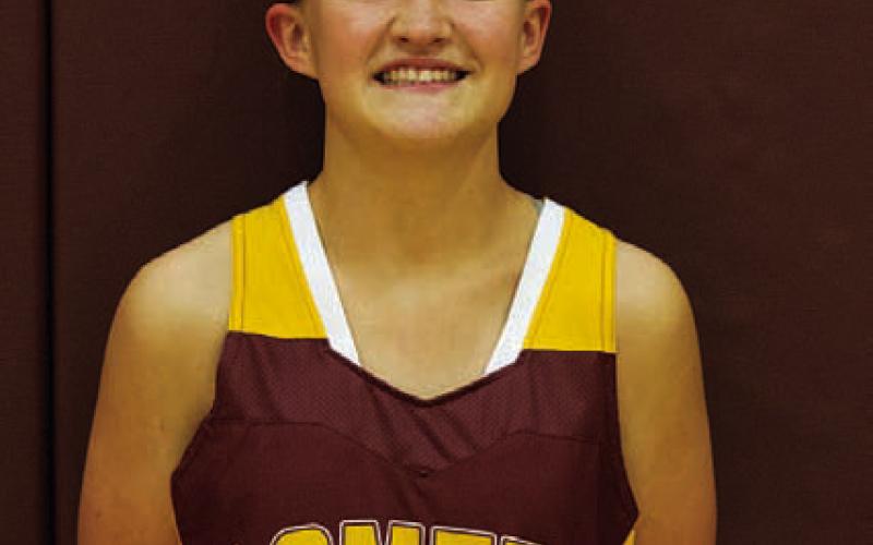 Name: Teagan Brooks Class: Sophomore Sport: Basketball, Volleyball, Tennis and Track Favorite Movie: The Notebook Favorite Midnight Snack: Reese’s Favorite Social Media: None Main Goal This Season: Playoffs